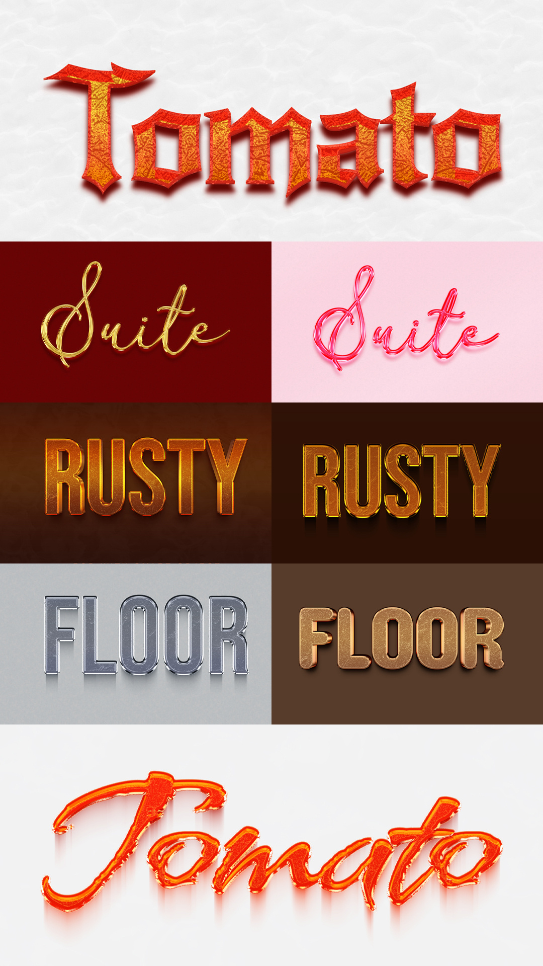 Luxury 3d text effect creative font effect