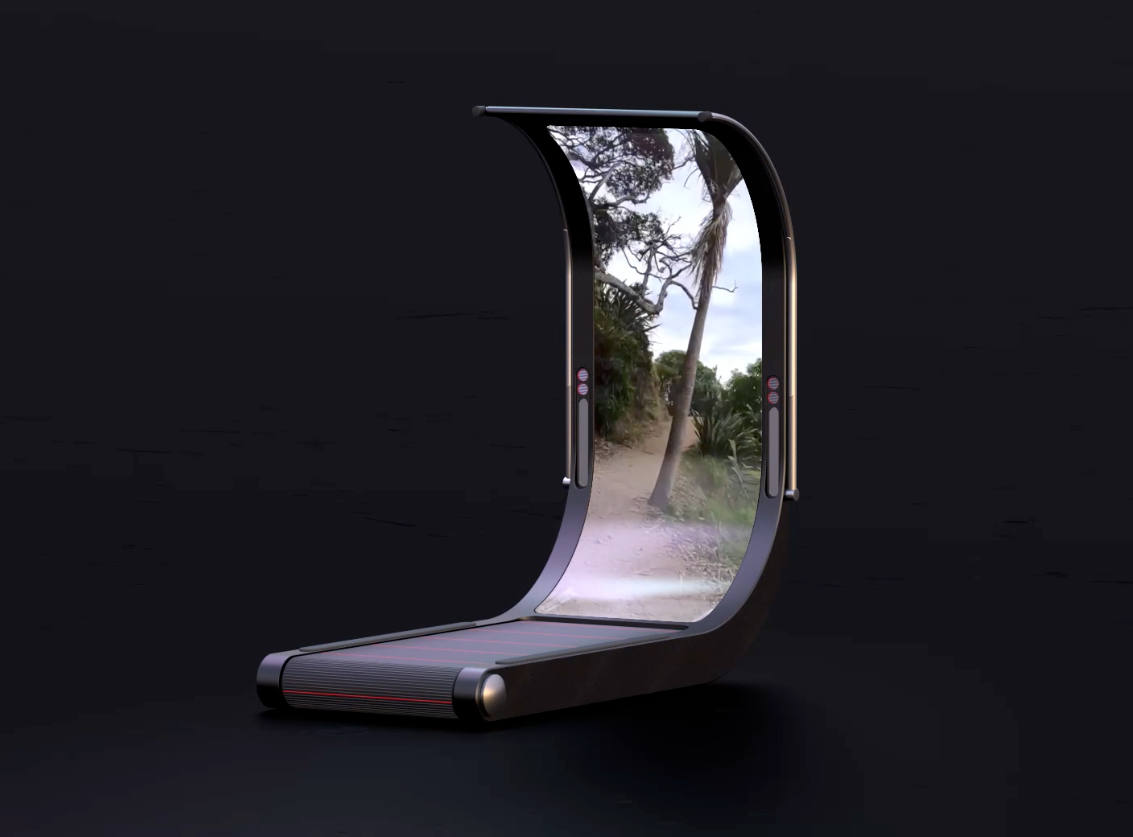 treadmill 3d animation gym motion graphics nike product design run running sport treadmill