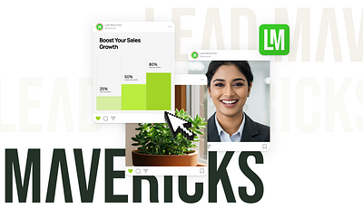 Lead Mavericks branding contemporary design kabilansa landingpage ui ux website