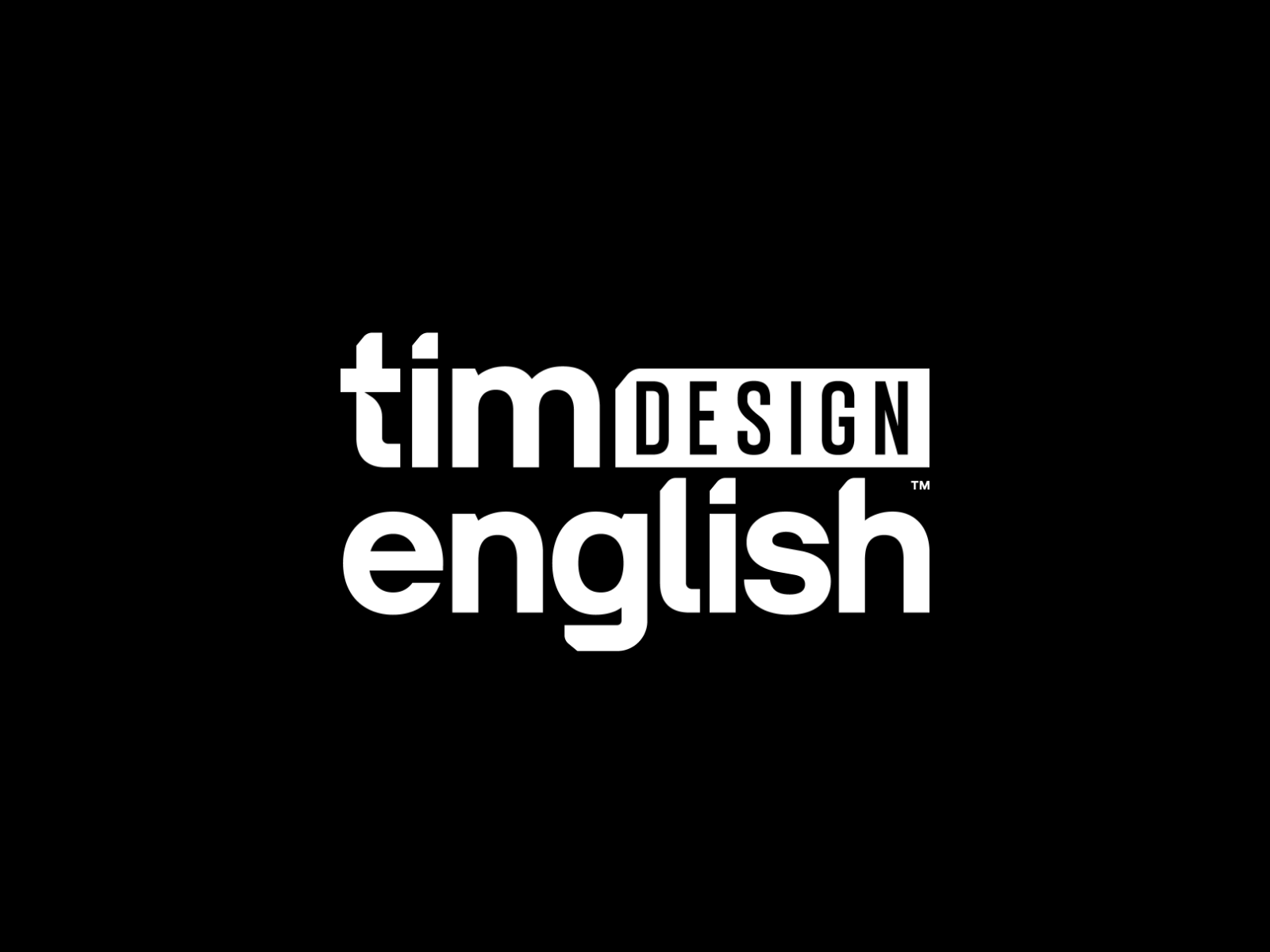 Branding and Logo for Tim English Design brand identity branding branding agency branding design branding inspiration design agency digital design graphic designer logo logo designer logo designers club logo maker logo process modern logo