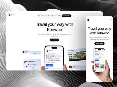 Travel App Website UI In Framer digital innovation