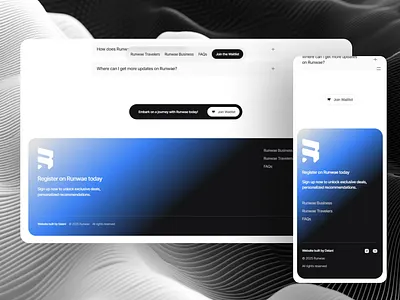 Travel App Website UI In Framer digital innovation