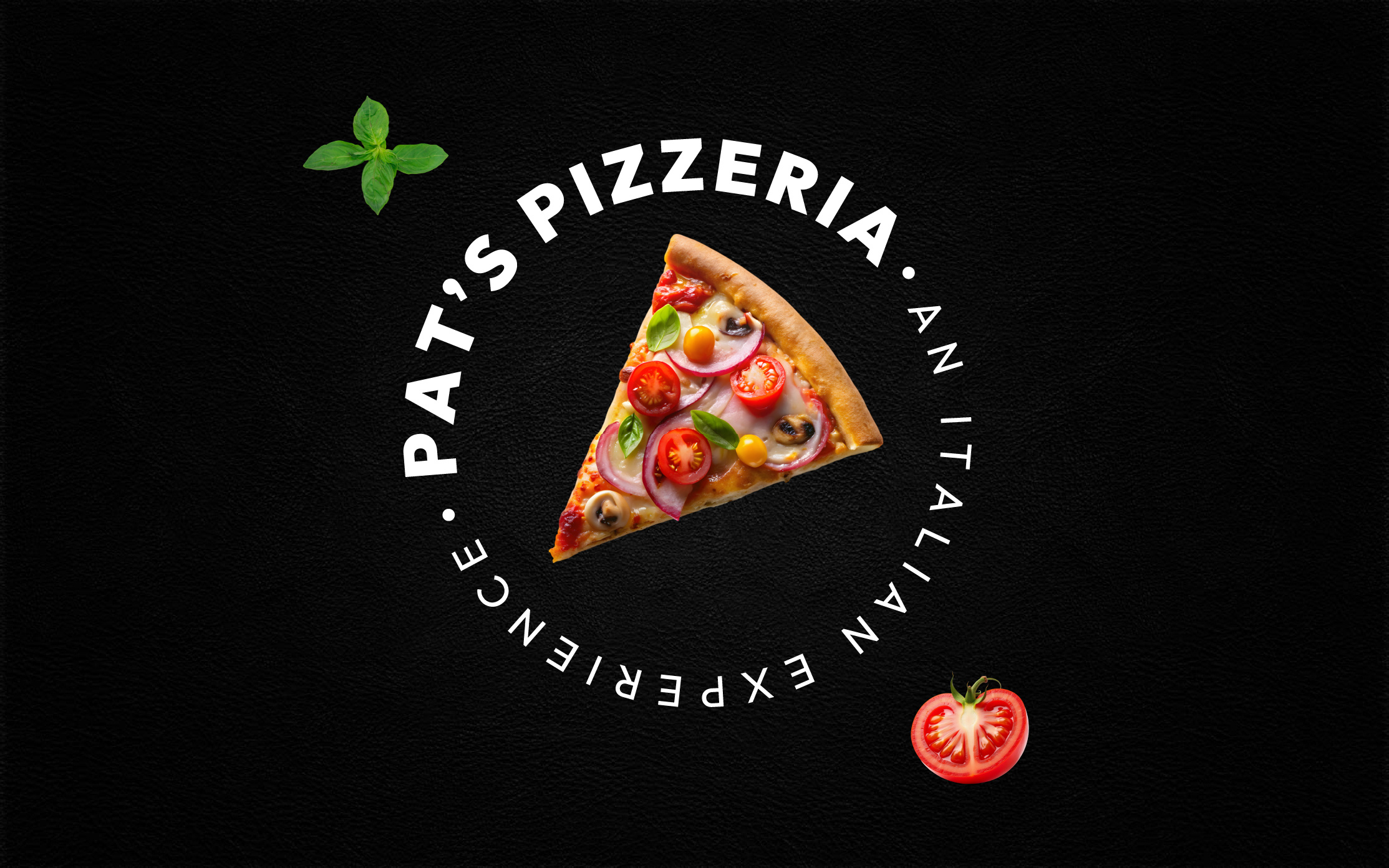 Pat's Pizzeria branding graphic design logo