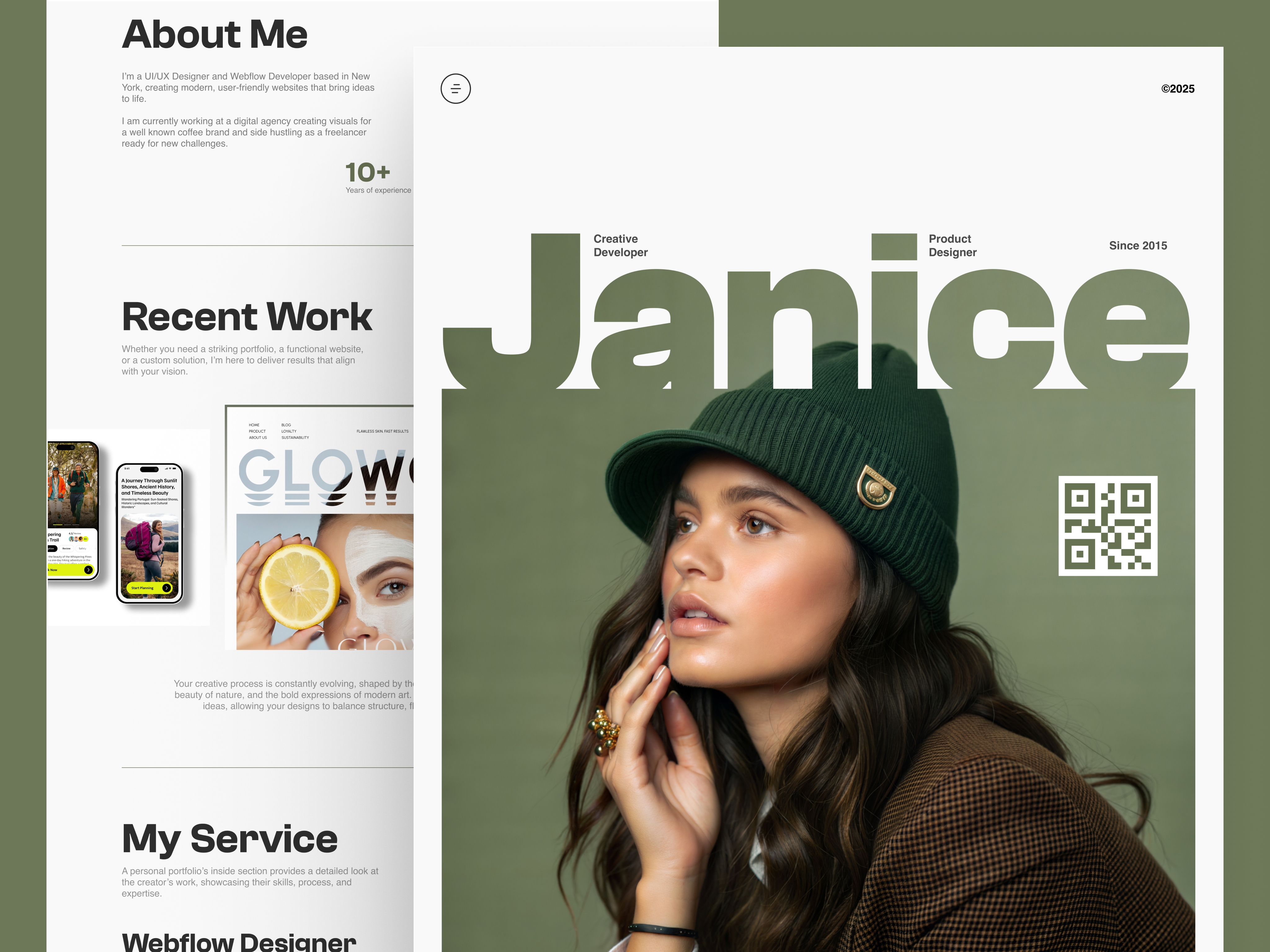 Example of Personal Portfolio Website