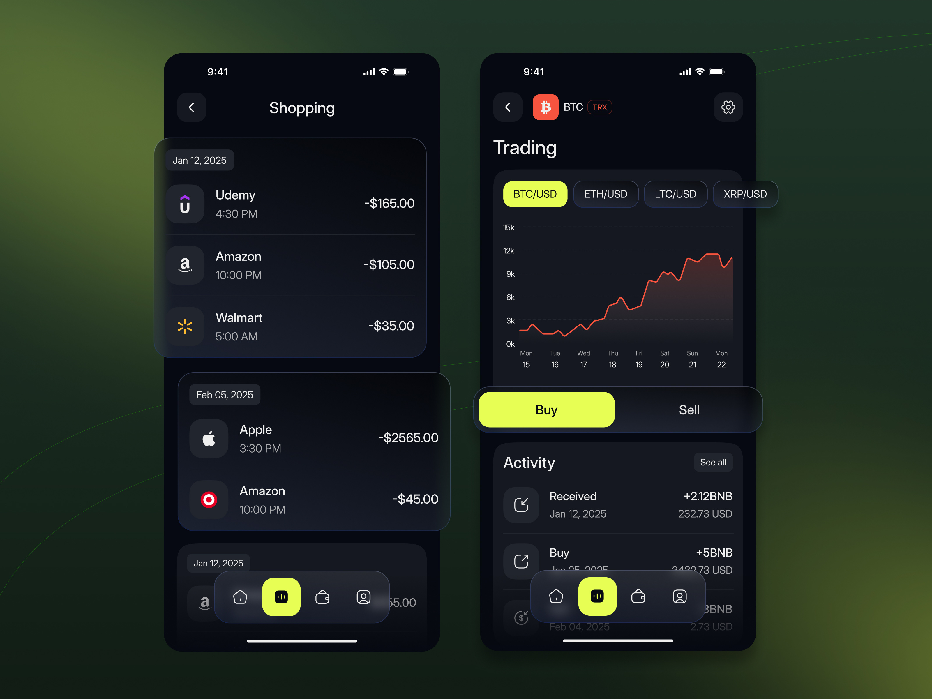 Example of Wireframing & UI Prototyping