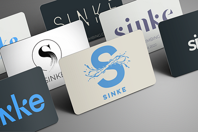 Some previous iterations of Sinke logo branding design graphic design illustrator logo