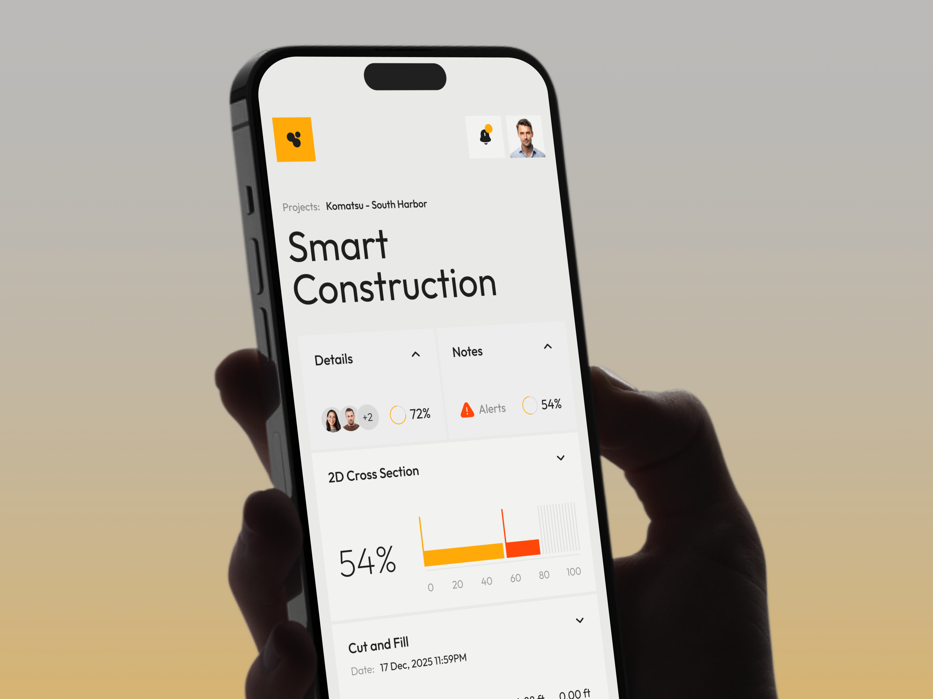BuildIn - Construction Mobile SaaS ai app automation b2b building business construction crm dashboard design interface mobile planning product project saas service software ui ux