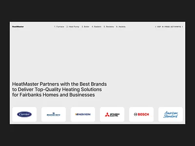 HVAC Partners Section design for HVAC Website collaboration section hvac hvac ui hvac web design hvac web design agency hvac website hvac website section logo section modern design parter section rootover rootover agency section design top hvac design top hvac designer ui ui design web design website website design agency