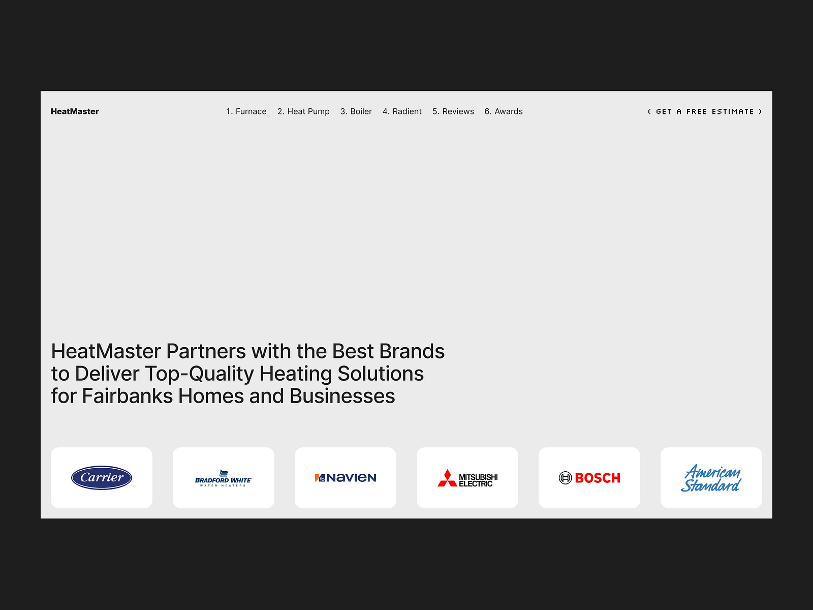 HVAC Partners Section design for HVAC Website by Rootover - HVAC Web ...