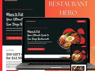 A Restaurant Landingpage Hero-section branding buyers canva conversion design foodbusiness gohighlevel hero section landing page restaurant restaurant landing page example restaurant landingpage restaurantcoaches restaurantvendor showit uiux website design wheretoeat