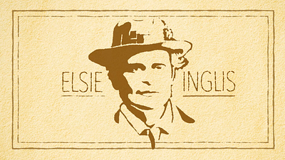 National Galleries - Elsie Ingles Case Study - Sequence 03 animation design educational elsie ingles feminism graphic design historical figure historical portrait history illustration motion design motion graphics national galleries portrait sand sand drawing school women in history