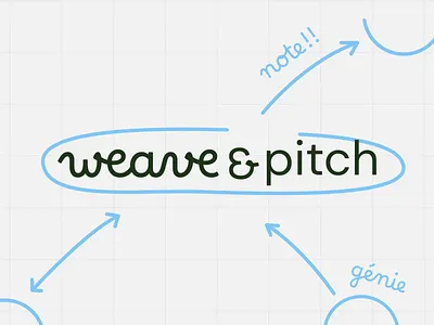 Logo Animation | Weave&Pitch animation brand brand design branding branding inspiration branding ui cool branding design graphic design illustration logo logo animation logo design logo motion motion design motion graphics playful