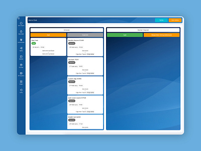 BilioGlobal Admin Page admin dashboard flutter ui