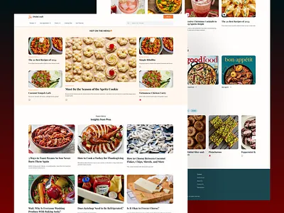 DishCraft: A Modern Food Recipe Website - UX/UI culinary website food blog food inspiration food recipe website food website design modern design online recipes recipe search recipe website uiux design user experience user friendly design visual design web design