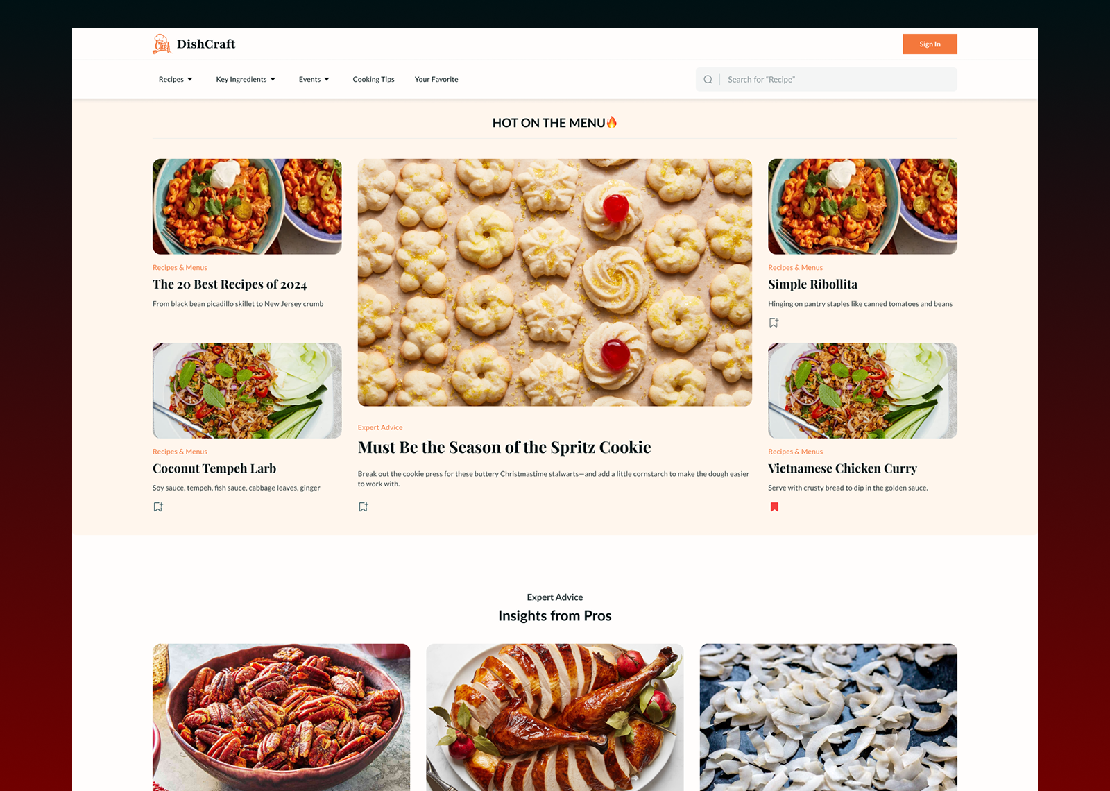 Example of Modern Figma Website Landing Page Design