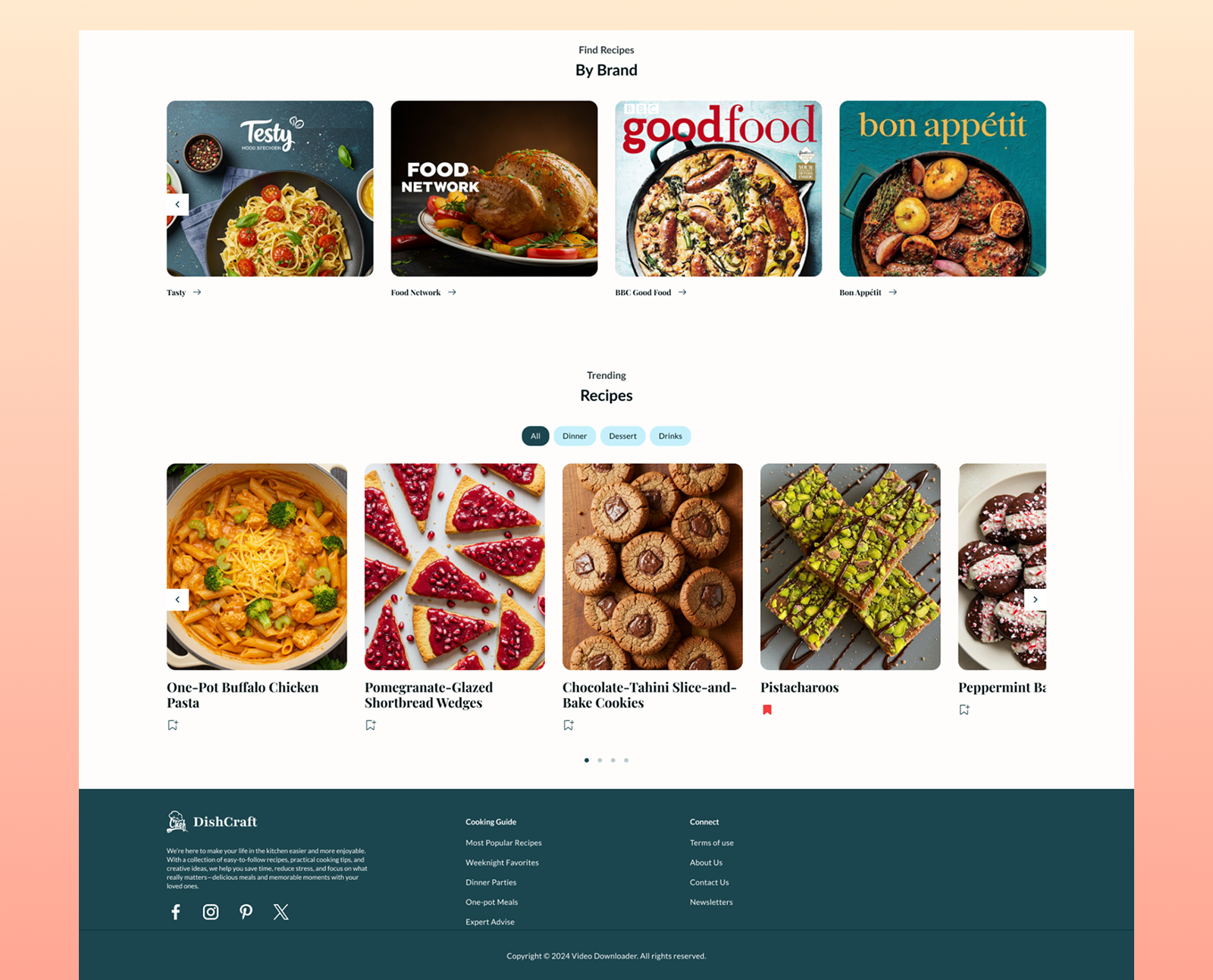 Example of Modern Figma Website Landing Page Design