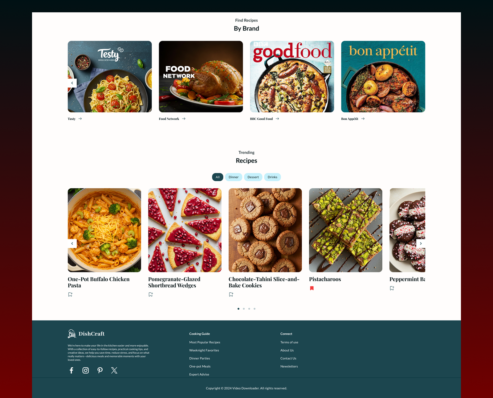 Example of Modern Figma Website Landing Page Design