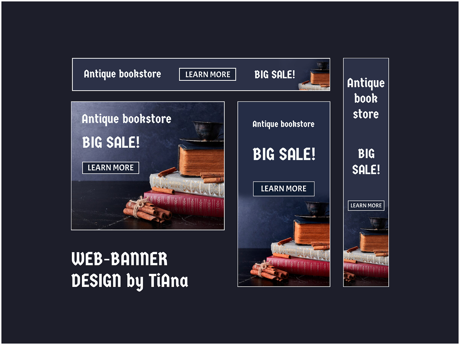 Web-banners by Anastasia Tikhonenko on Dribbble