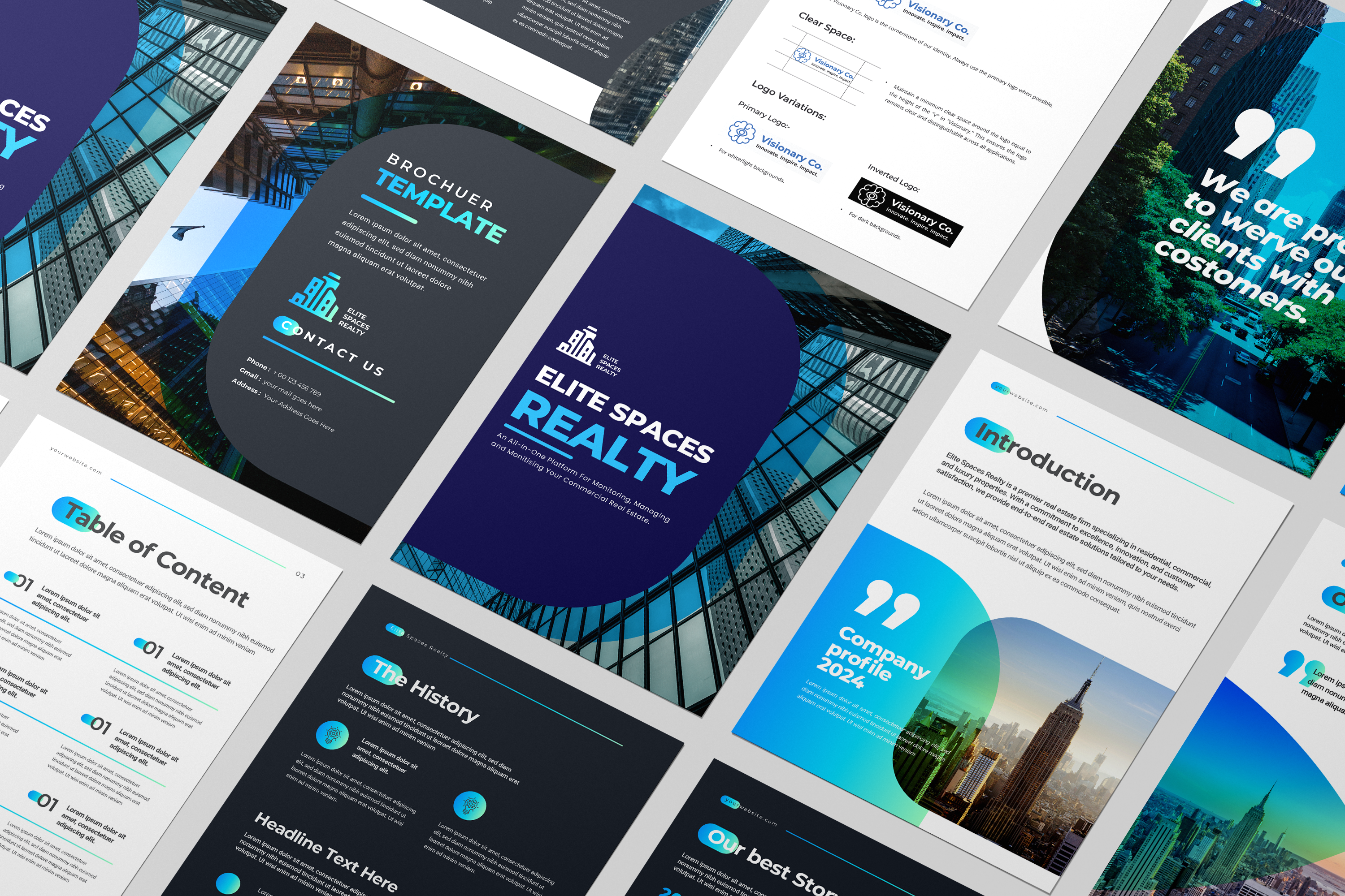 Example of Brochure, Catalog & Profile Design