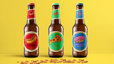 Branding ideas for a craft beer brewery branding design illustrator logo