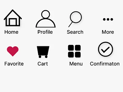 Icon Set #DailyUI animation app branding design graphic design illustration logo typography ui ux vector