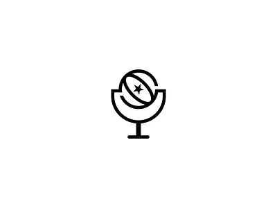 Global Podcast Logo brand design brand identity branding design graphic design icon logo logo design microphone microphone icon microphone logo microphone podcast podcast podcast logo visual identity