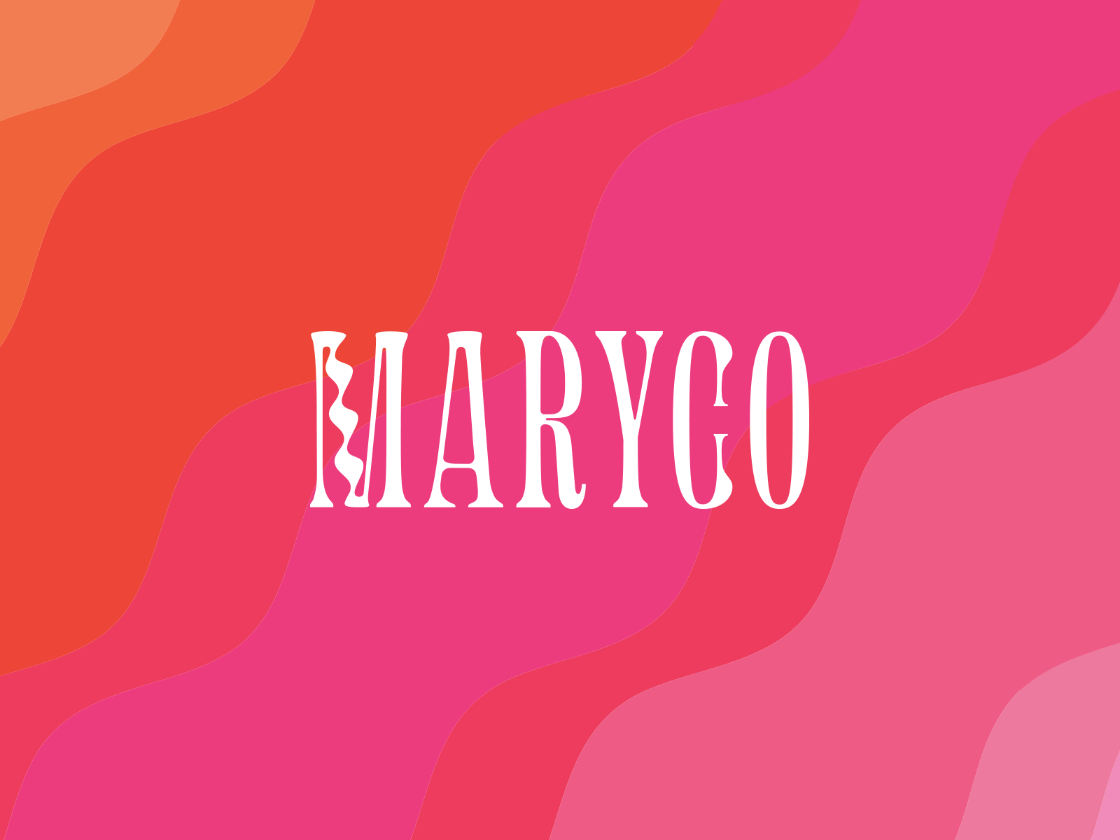 MARYCO Branding 3d animation branding graphic design logo motion graphics