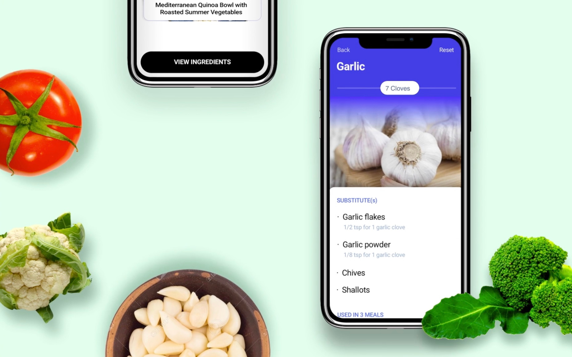 Dinner Bell: A meal prep app 3d animation food ios meal motion ui
