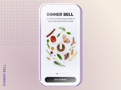 Dinner Bell: A meal prep app animation food ios meal mobile motion