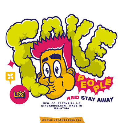 FAKE PEOPLE AND STAY AWAY branding design graphic design illustration logo typography vector