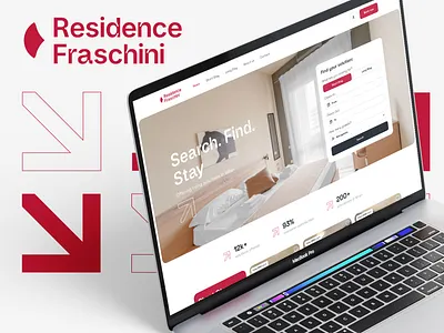 Residence Fraschini UI app branding de design graphic design logo typography ui ux