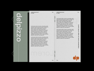 Delpizzo brand branding design graphic design logo typography vector