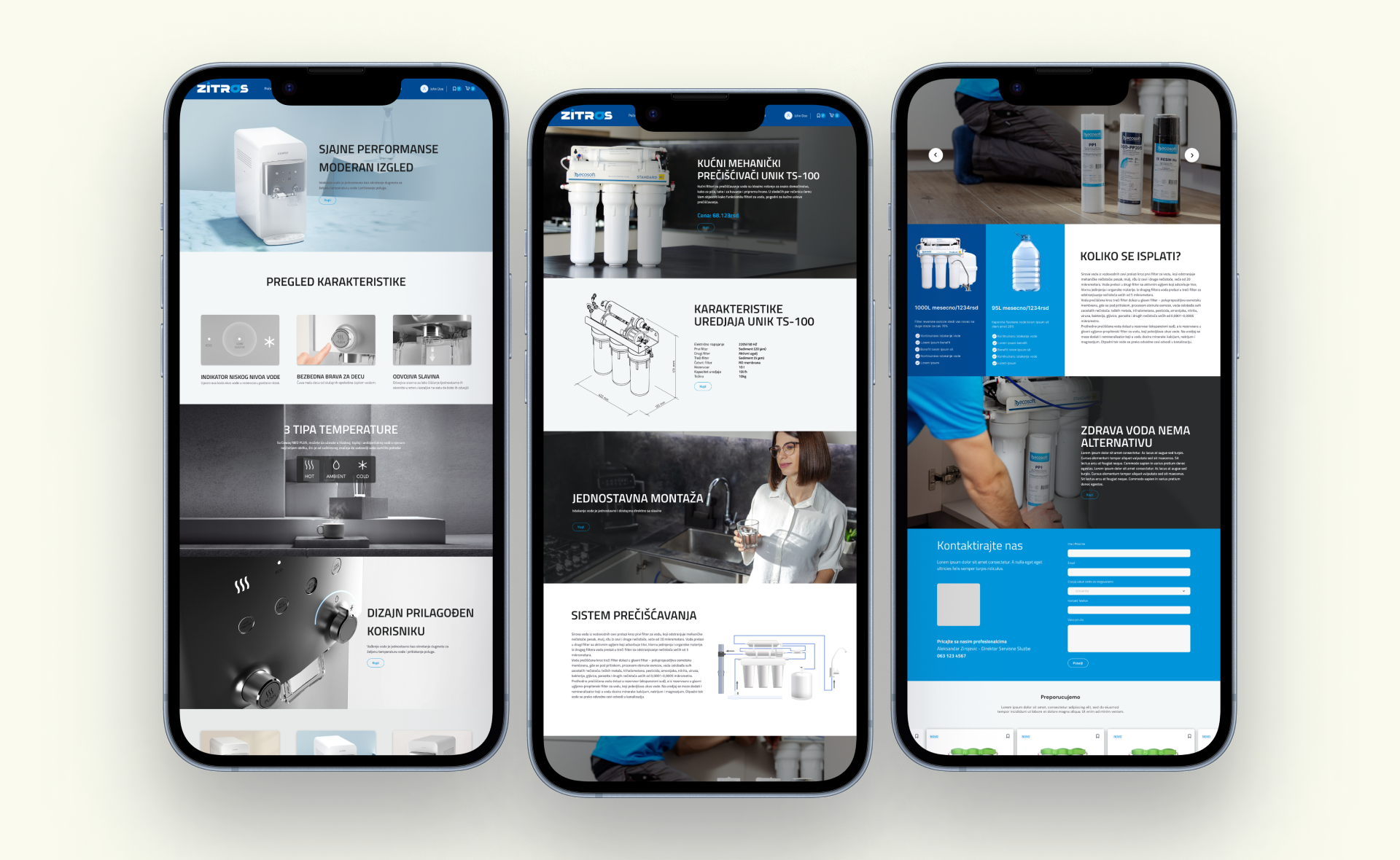 Zitros Ecommerce website figma ui user experience user interface ux