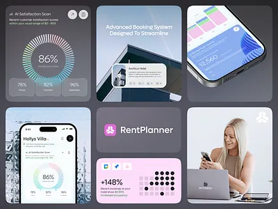 Booking App for Rental Business - RentPlanner booking booking app booking dashboard booking platform booking service booking system bookings hotel app travel app travel app ui travel business travel dashboard travel mobile app travel platform travel system trip planner web platform