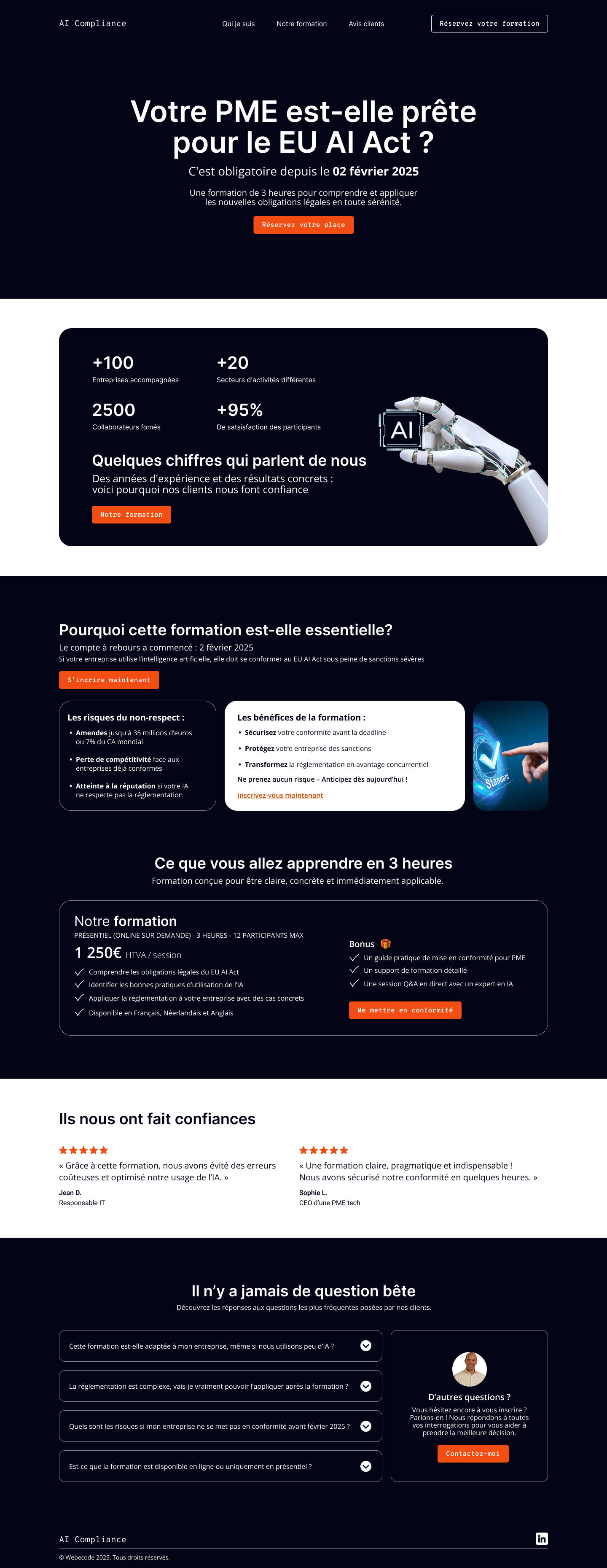 Maquette | AI Compliance design eco conception ui ux