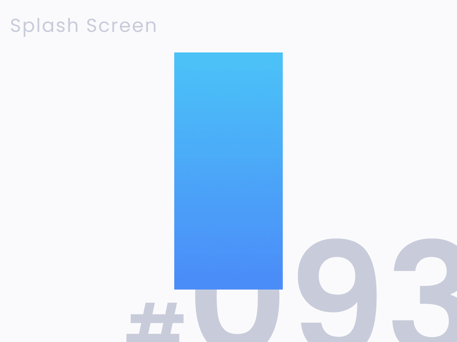 DailyUI #093 Splash Screen[Test] daily ui dailyui design graphic design icon ui