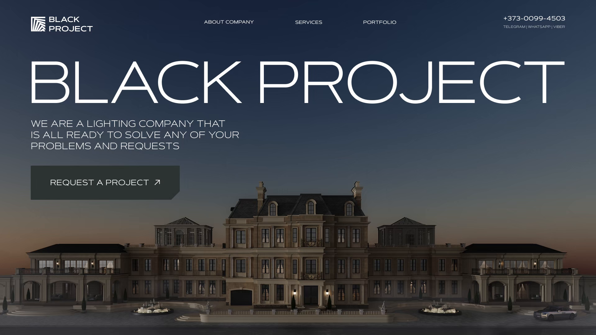 Example of Landing Page Design & Development