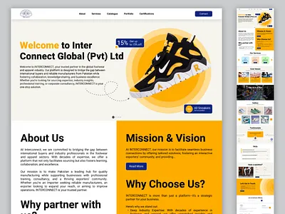 UI UX of Footwear Website figma ui ui ux ux