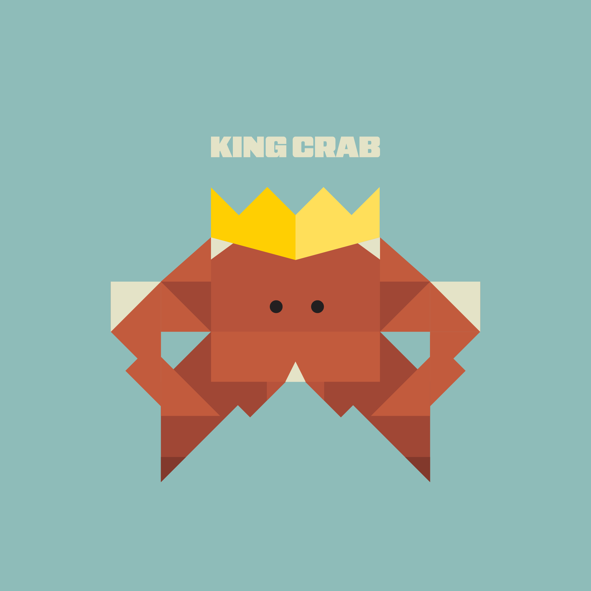 King Crab adobe branding design graphic design illustration logo vector