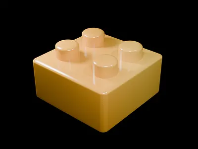 Lego Block 3d blender lego