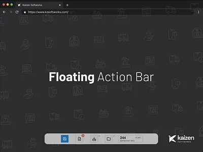 FAB… but not fab (Floating Action Bar) action bar animation app user experience floating action button graphic design kaizen microinteraction mobile design shorcuts ui ui animation user experience ux