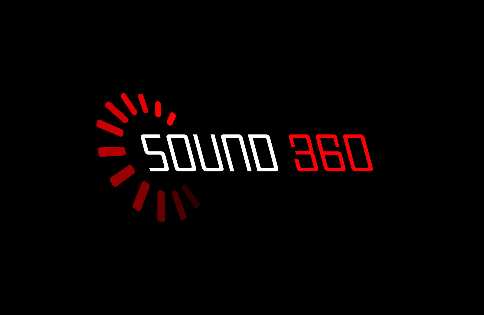 Sound 360 Logo branding illustration logo design typography