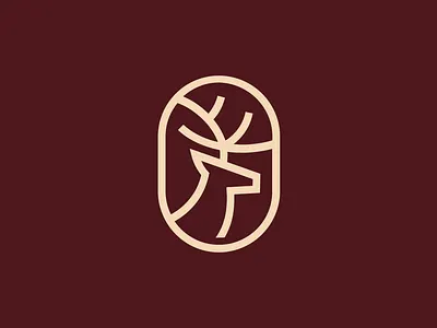 Despia Logo Design animal brand branding deer design golden circle graphic design hire identity logo mark nature strenght symbol ui