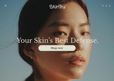 SkinTru | Skin Care Brand - Website & Brand identity app branding graphic design mobileapp skincare ui ux website website desiign