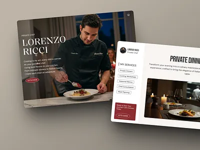 Culina - Best Private Chef Website chef chef website culinary framer framer website layout mobile design private chef responsive ui ui ux ui ux design web design web development website website design