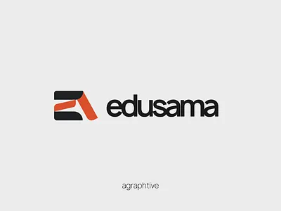 Edusama - Reading App app book app logo branding design digital library ebook app ebook branding graphic design illustration learning app logo minimal reading platform reading tech vector