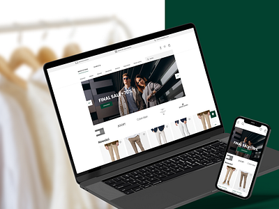 Modern fashion ecommerce ecommerce fashion shop ui ux webdesign