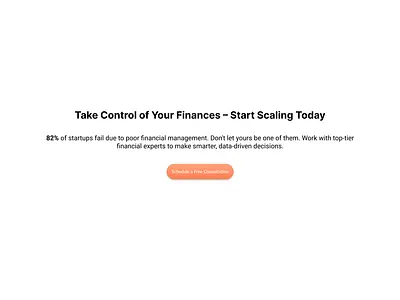 Smart Financial Solutions for Startups – Landing Page Design branding content design content strategy copywriting design design strategy digital experience finance landing page mockup product design ui ux ux copy ux writing web design