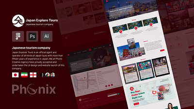 Explore Japan with Lilac co. adobe branding community design figma graphic design illustration ui ux website