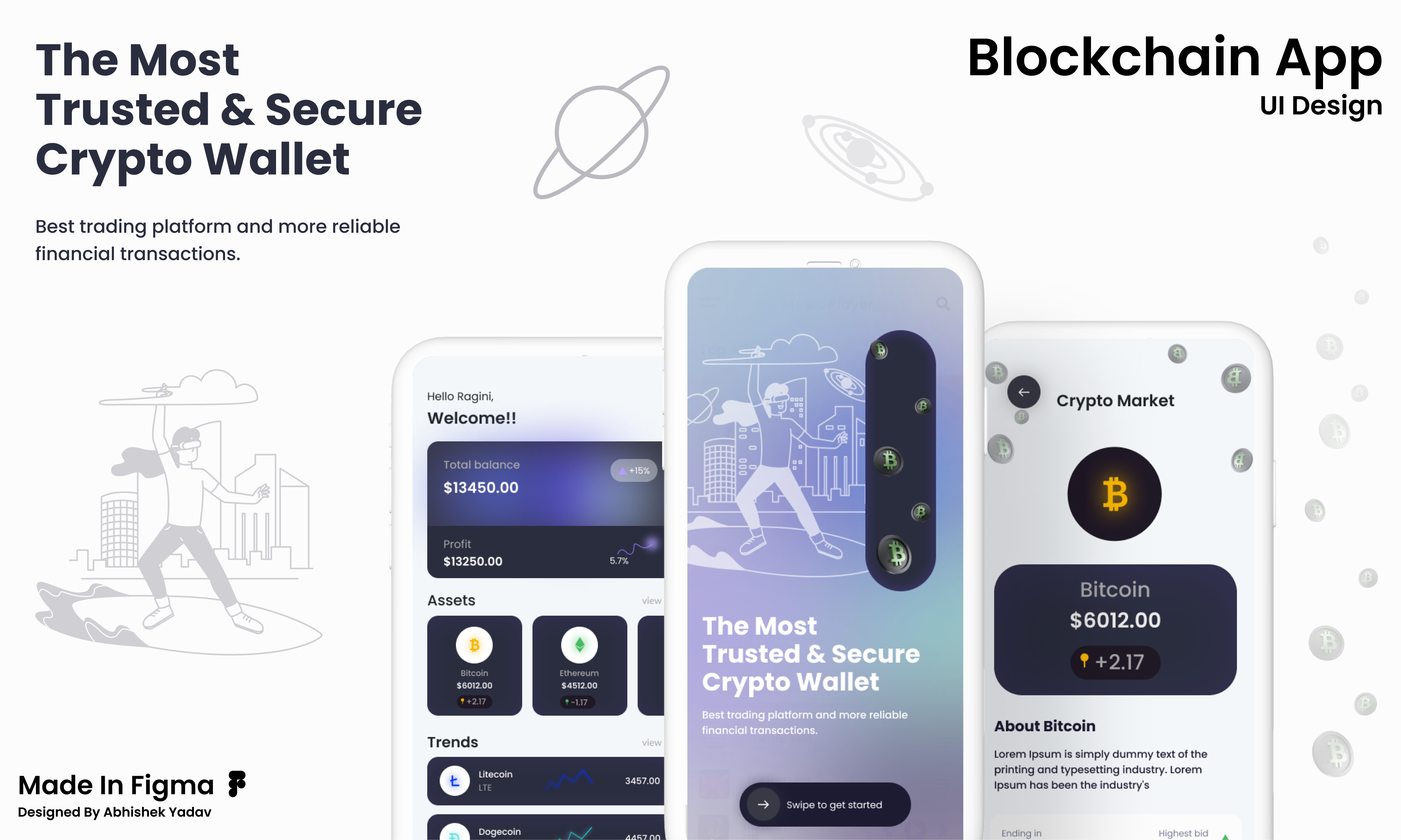 Blockchain App - UI Design